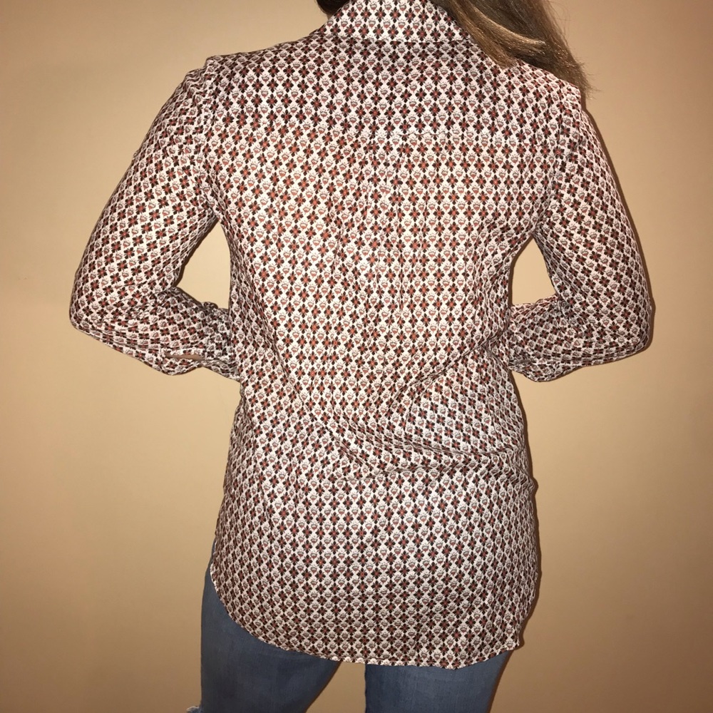 Tory Burch Unique Printed Tunic Button Up - image 3